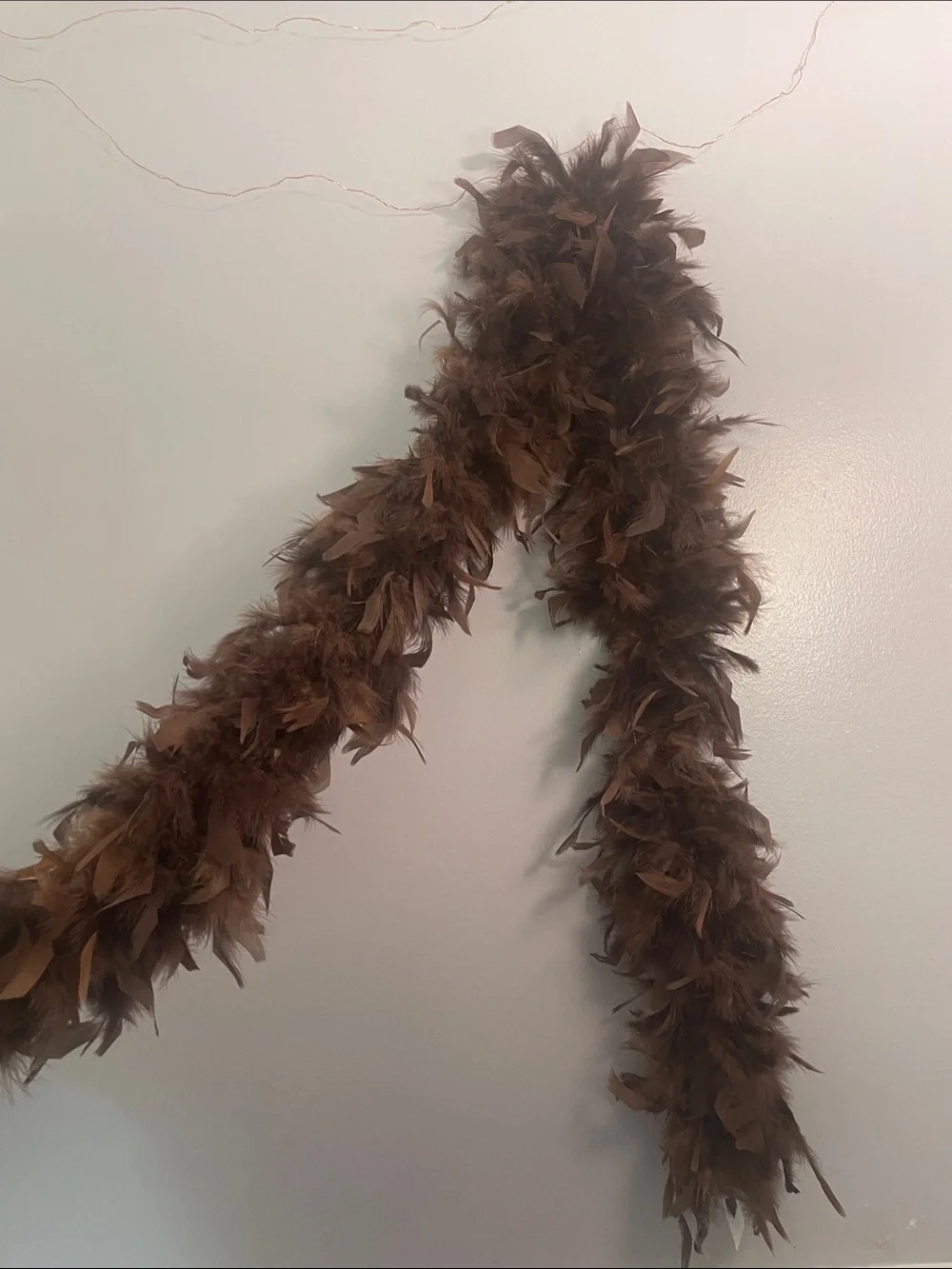 Heavyweight Feather Boa - Brown